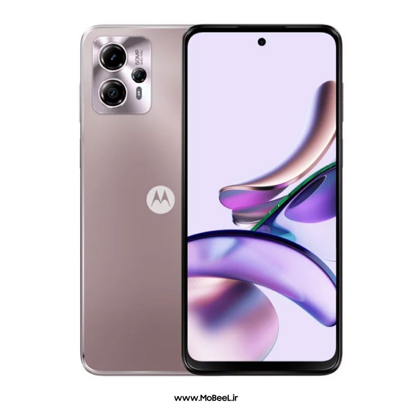 گوشی موبایل موتورولا مدل Moto G13 دو سیم کارت ظرفیت 128 گیگابایت و رم 4 گیگابایت + هندزفری