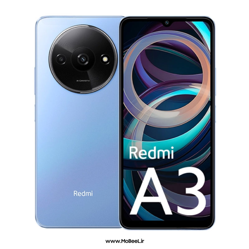 گوشی موبایل شیائومی مدل Redmi A3 4G دو سیم کارت ظرفیت 128 گیگابایت و رم 4 گیگابایت (گلوبال)