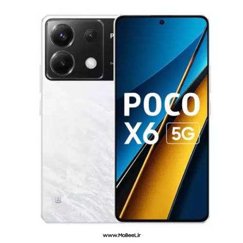 گوشی موبایل شیائومی مدل Poco X6 5G دو سیم کارت ظرفیت 256 گیگابایت و رم 12 گیگابایت