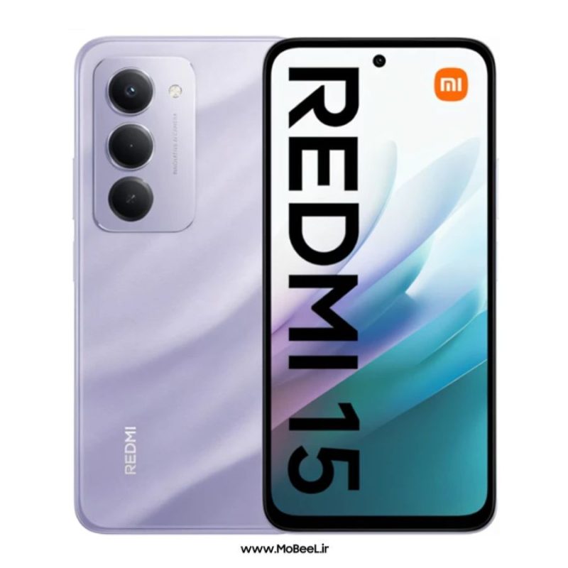 گوشی موبایل شیائومی مدل Redmi 15 5G دو سيم‌ کارت ظرفیت 256 گیگابایت و رم 8 گیگابایت